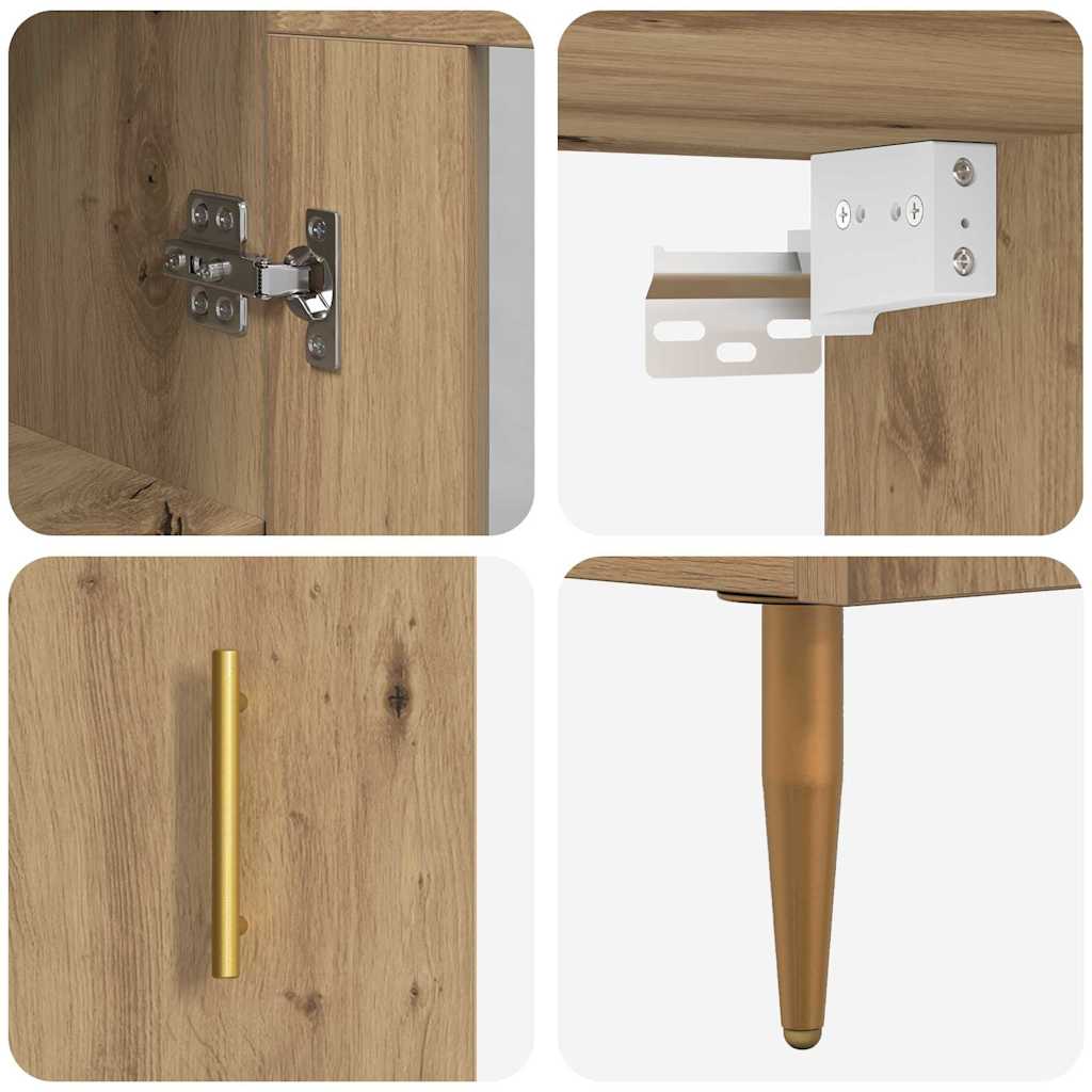 Skåp Artisan Ek 34,5 x 34 x 180 cm Konstruerat trä