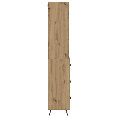 Skåp Artisan Ek med låda 69,5 x 34 x 180 cm