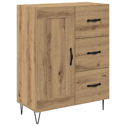 Skåp Artisan Ek med låda 69,5 x 34 x 180 cm