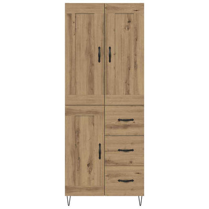 Skåp Artisan Ek med låda 69,5 x 34 x 180 cm