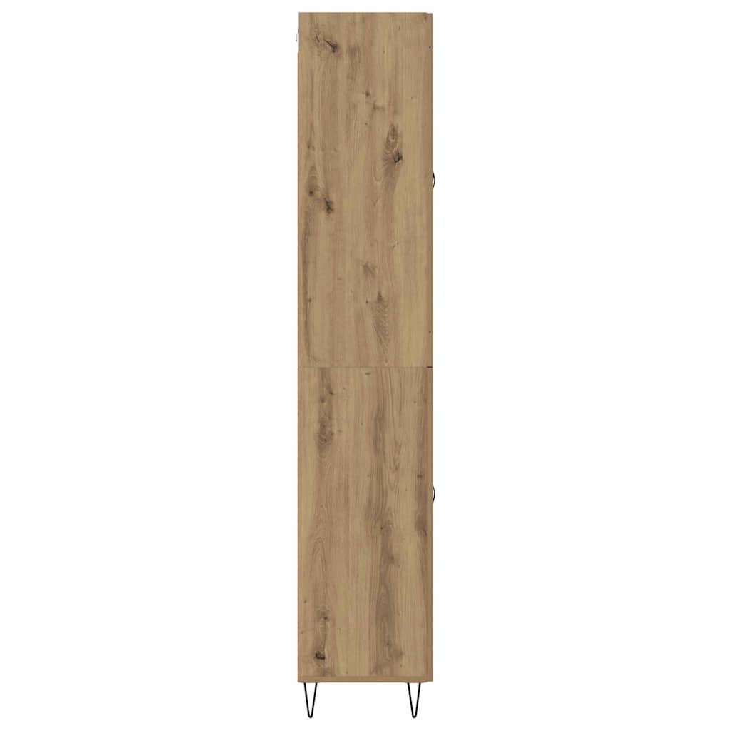 Skåp Artisan Ek med låda 69,5 x 34 x 180 cm