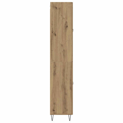 Skåp Artisan Ek med låda 69,5 x 34 x 180 cm