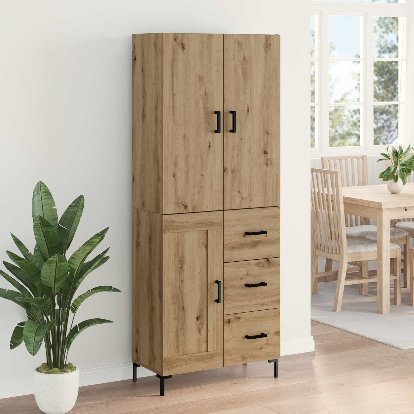 Skåp Artisan Ek 69,5 x 34 x 180 cm