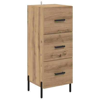Skåp Artisan Ek med låda 34,5 x 34 x 180 cm
