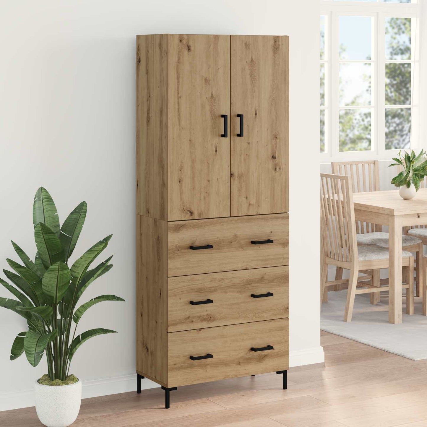 Skåp Artisan Ek 69,5 x 34 x 180 cm