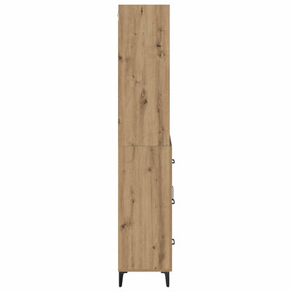 Skåp Artisan Ek med låda 69,5 x 34 x 180 cm