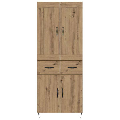 Skåp Artisan Ek med låda 69,5 x 34 x 180 cm