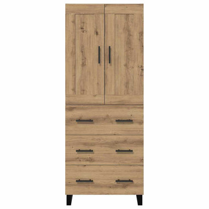 Skåp Artisan Ek med låda 69,5 x 34 x 180 cm