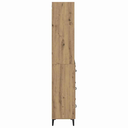 Skåp Artisan Ek med låda 69,5 x 34 x 180 cm