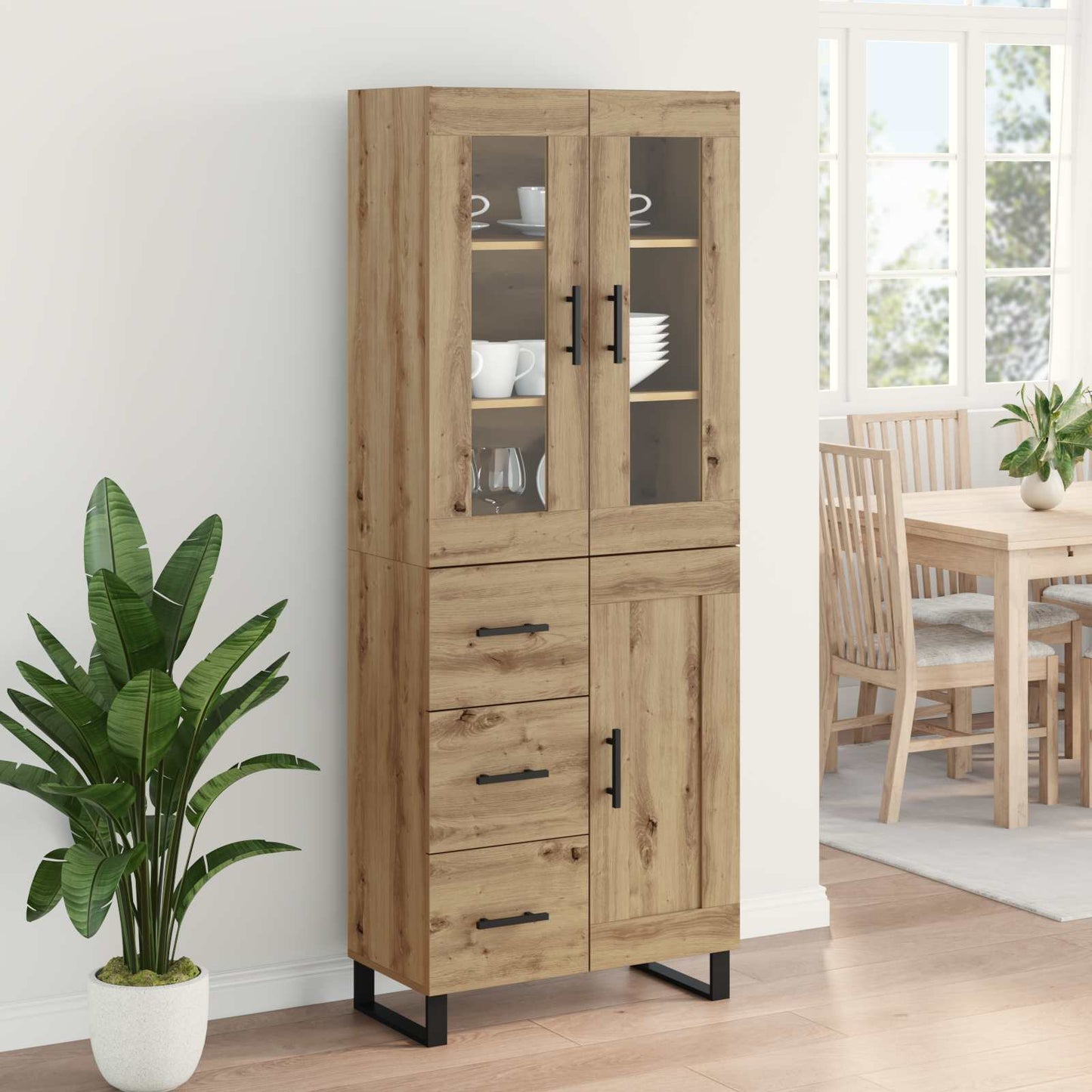Skåp med låda 2 pcs Artisan Ek Konstruerat trä