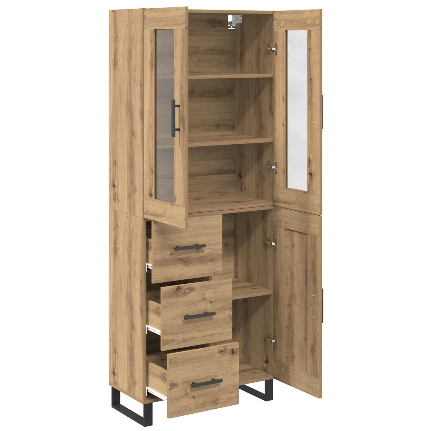 Skåp med låda 2 pcs Artisan Ek Konstruerat trä
