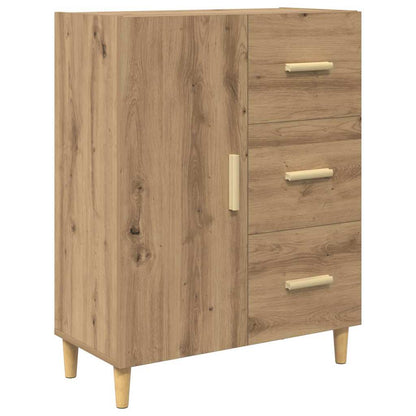 Skåp Artisan Ek med låda 69,5 x 34 x 180 cm