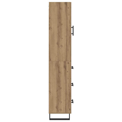 Skåp Artisan Ek med låda 69,5 x 34 x 180 cm