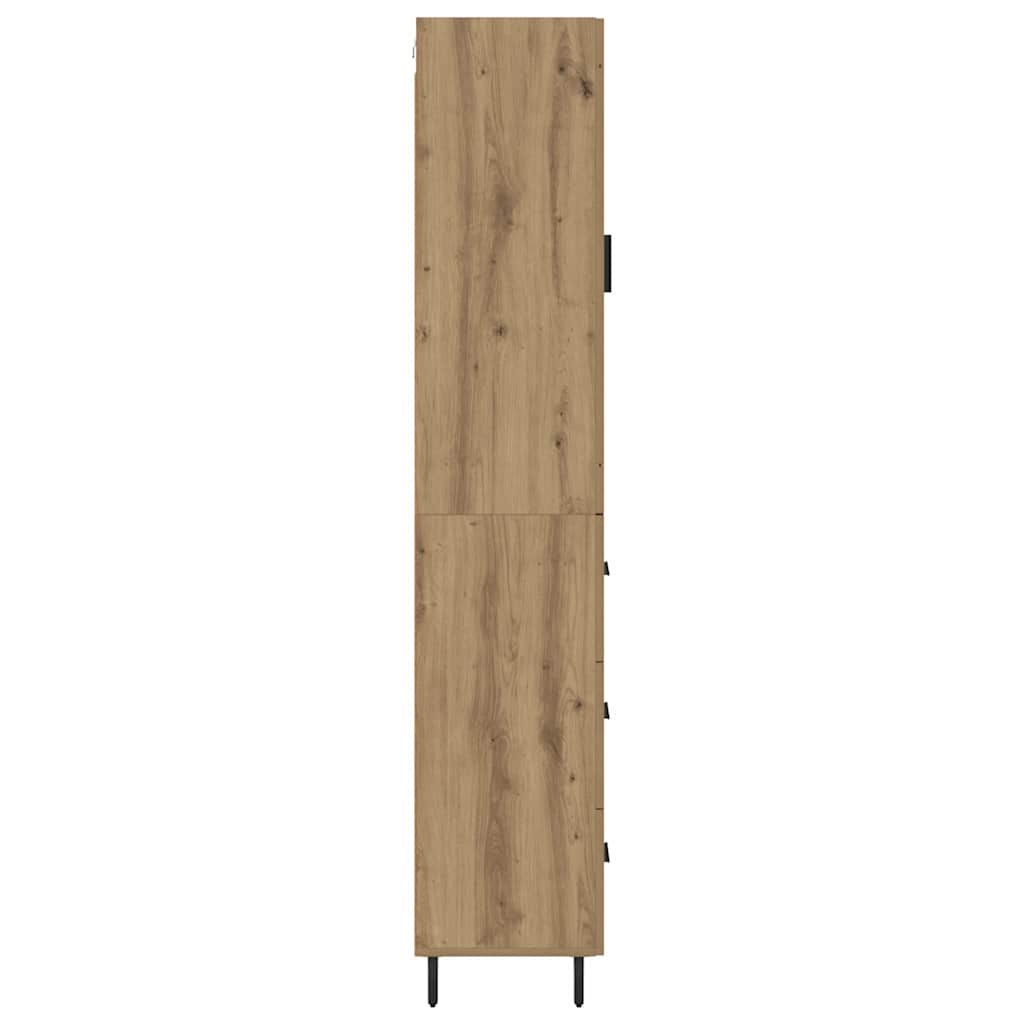 Skåp Artisan Ek med låda 34,5 x 34 x 180 cm