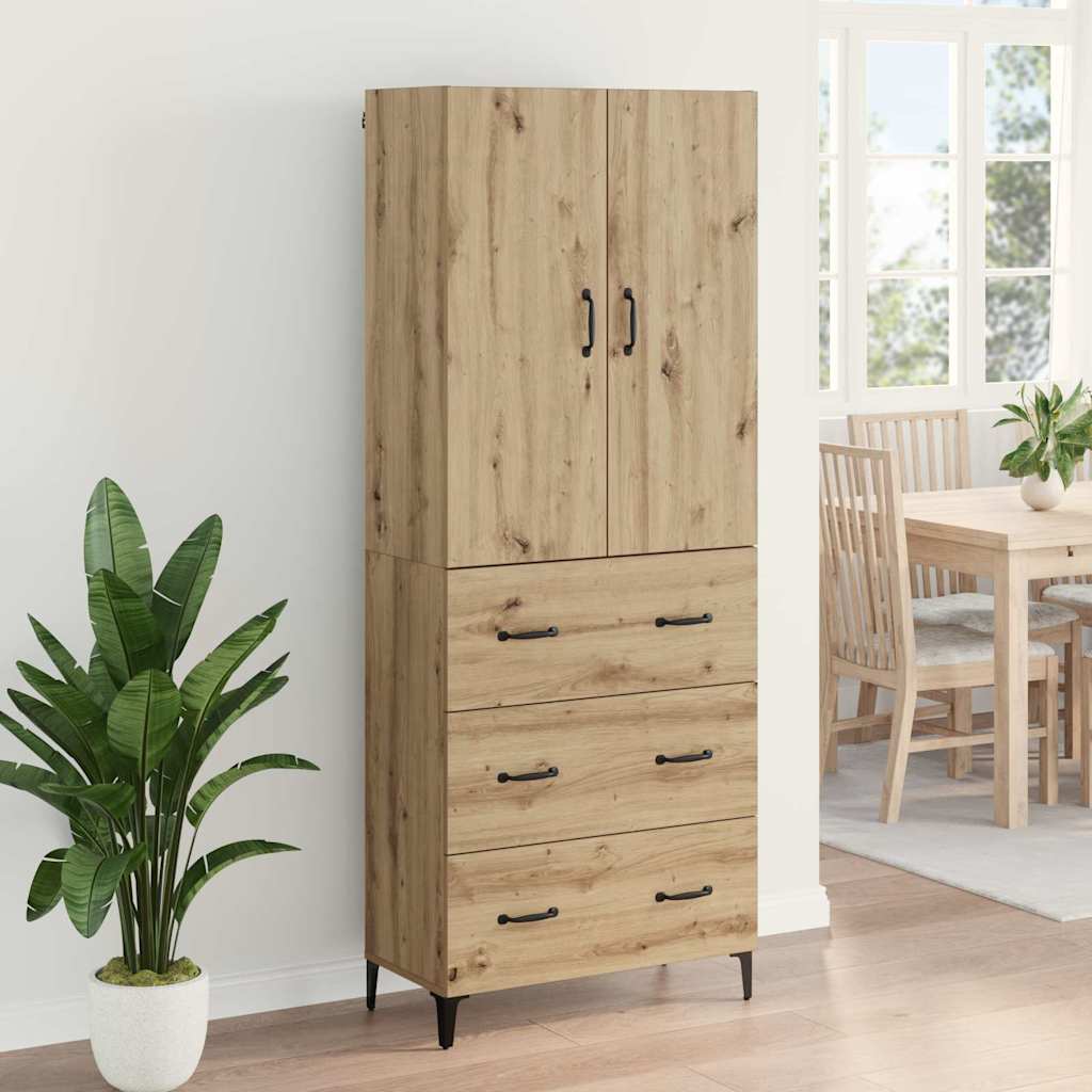 Skåp Artisan Ek 69,5 x 34 x 180 cm