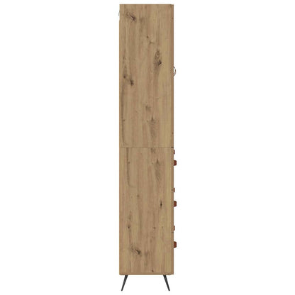 Skåp Artisan Ek med låda 69,5 x 34 x 180 cm
