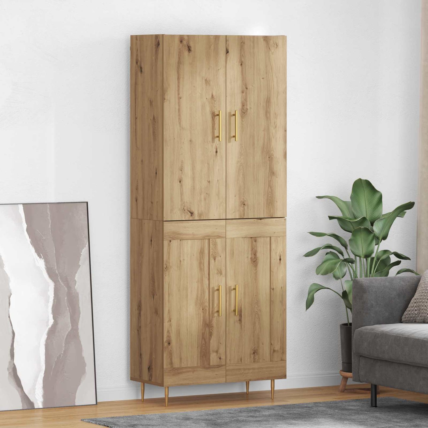 Skåp Artisan Ek 69,5 x 34 x 180 cm