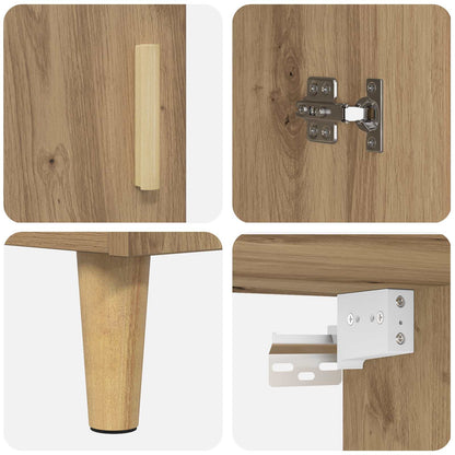 Skåp Artisan Ek 69,5 x 32,5 x 180 cm Konstruerat trä