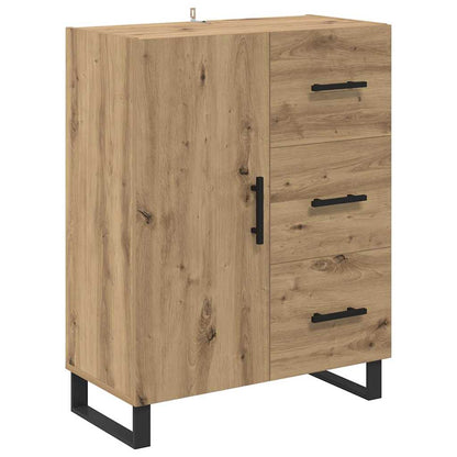 Skåp Artisan Ek med låda 69,5 x 34 x 180 cm