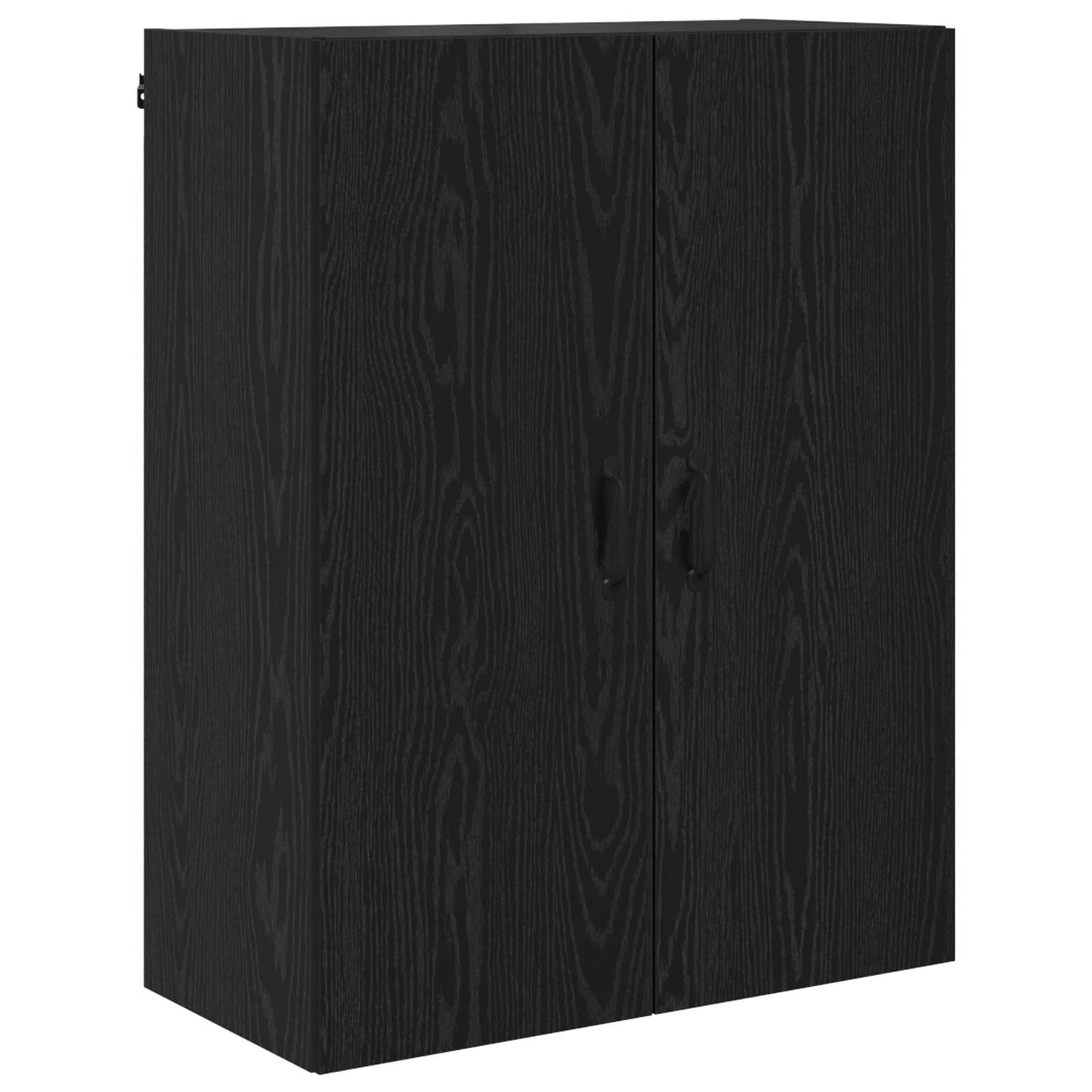 Skåp Svart Ek 69,5 x 34 x 180 cm