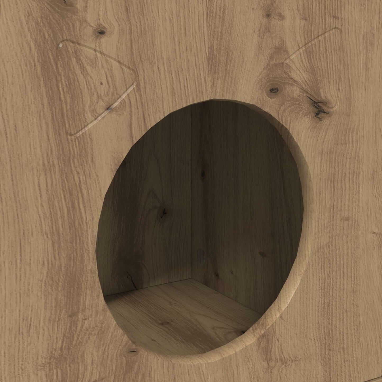 Kattmöbel Katthus Artisan Ek 72 x 42,5 x 70 cm