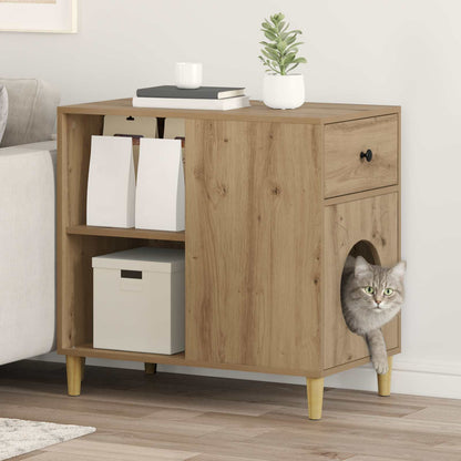 Kattmöbel Katthus Artisan Ek 72 x 42,5 x 70 cm