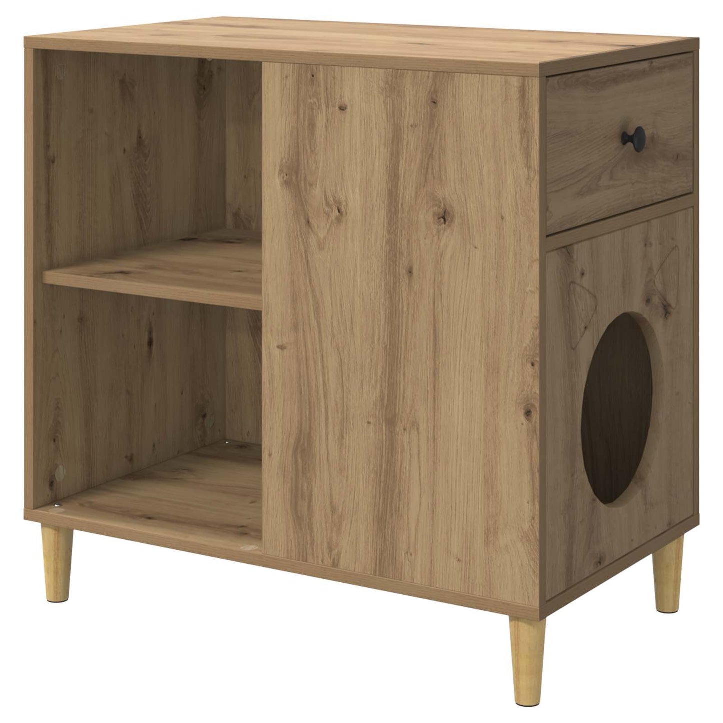 Kattmöbel Katthus Artisan Ek 72 x 42,5 x 70 cm