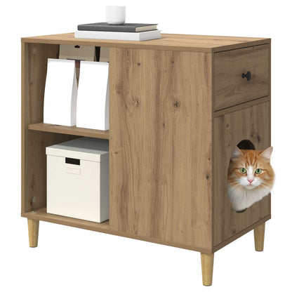 Kattmöbel Katthus Artisan Ek 72 x 42,5 x 70 cm