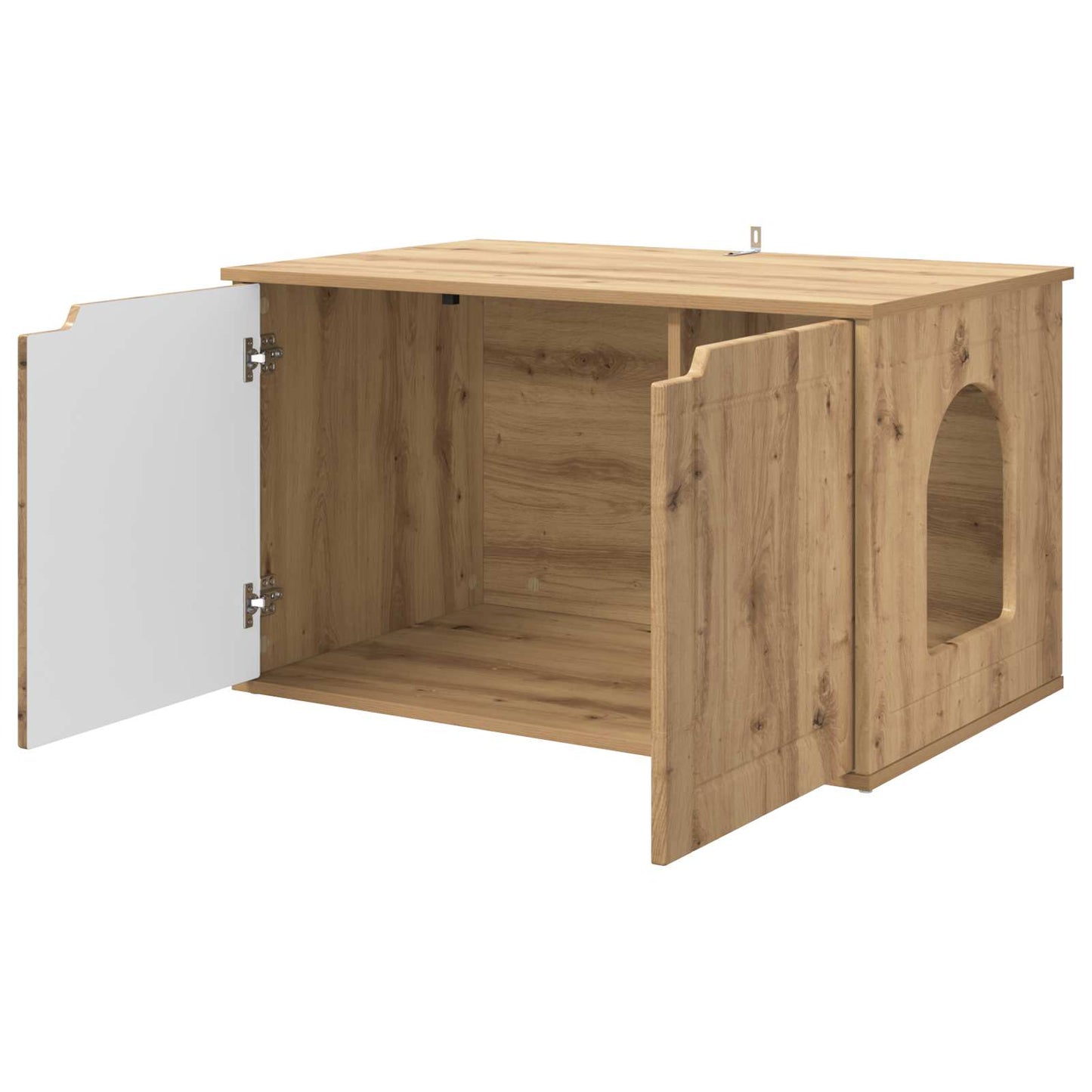 Katt hus Artisan Ek 85 x 55 x 50,5 cm Konstruerat trä