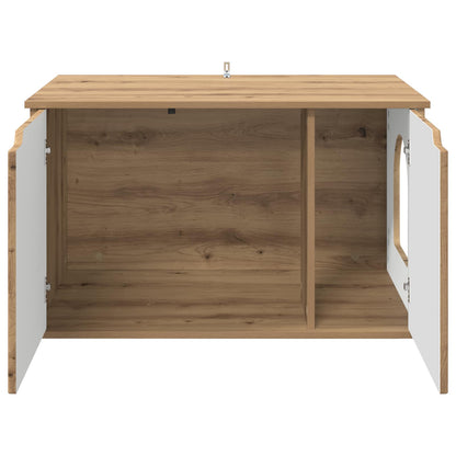 Katt hus Artisan Ek 85 x 55 x 50,5 cm Konstruerat trä