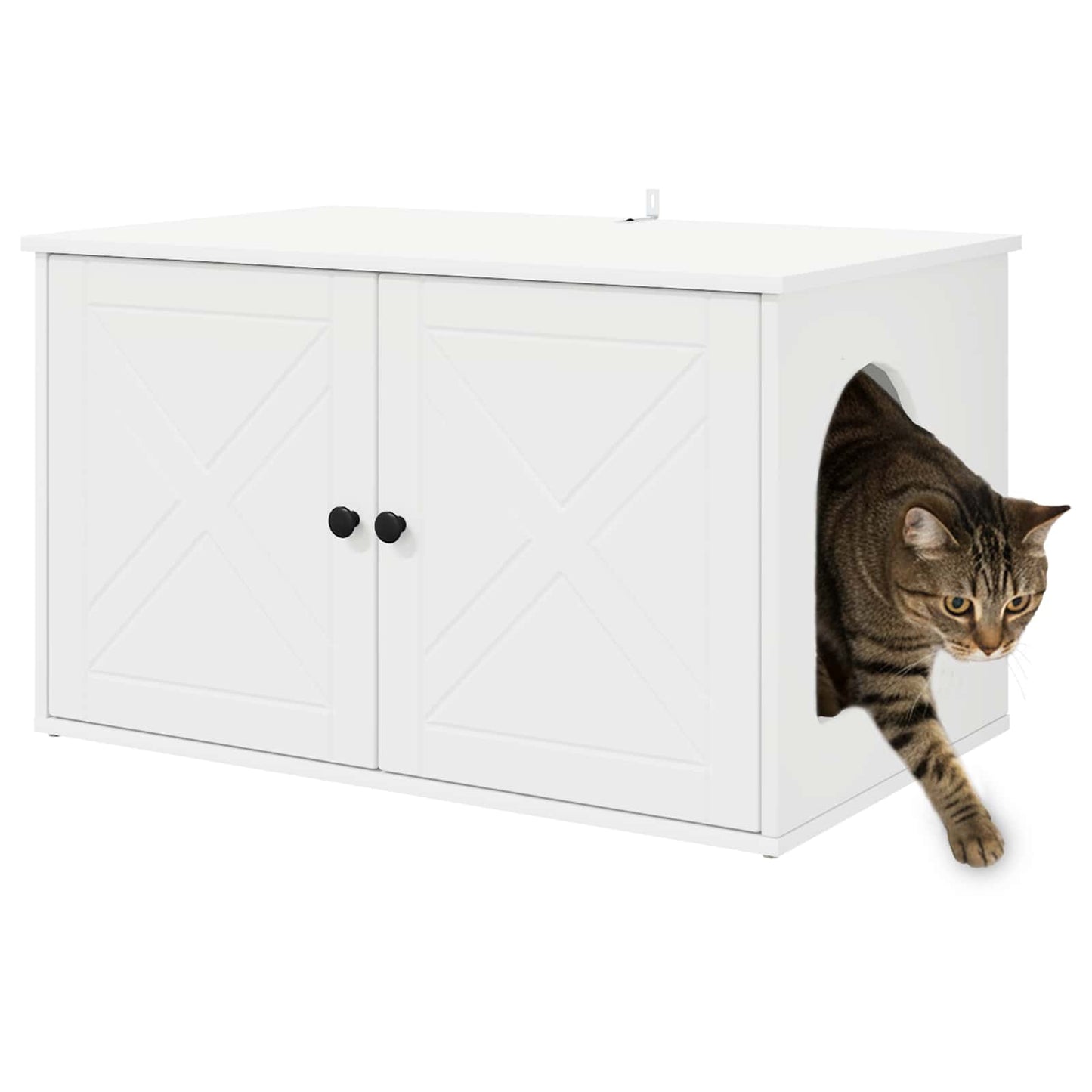Kattmöbel Katthus Vit 85 x 55 x 50,5 cm