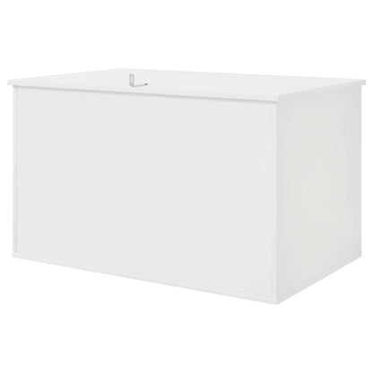 Kattmöbel Katthus Glansig Vit 85 x 55 x 50 cm