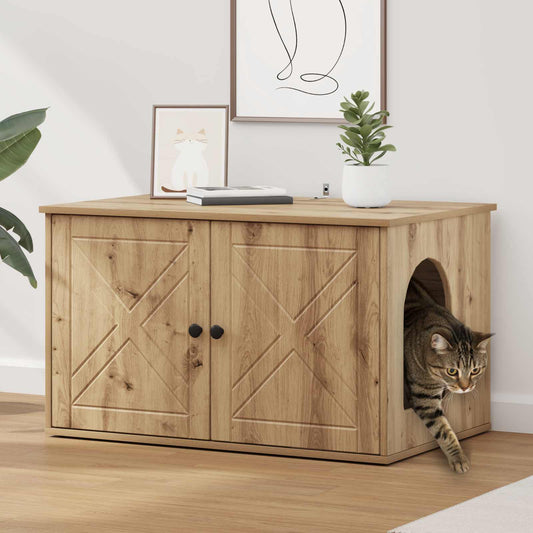 Kattmöbel Katthus Artisan Ek 85 x 55 x 50 cm