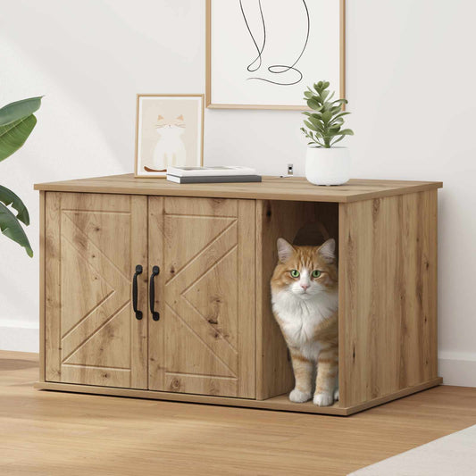 Kattmöbel Katthus Artisan Ek 85 x 55 x 50 cm