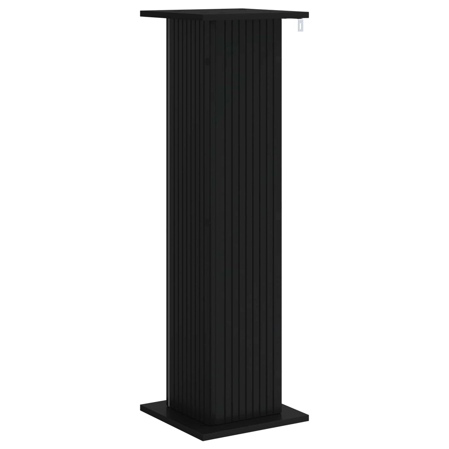 Växtställ 2 pcs Svart 30,5 x 30 x 100,5 cm Konstruerat trä