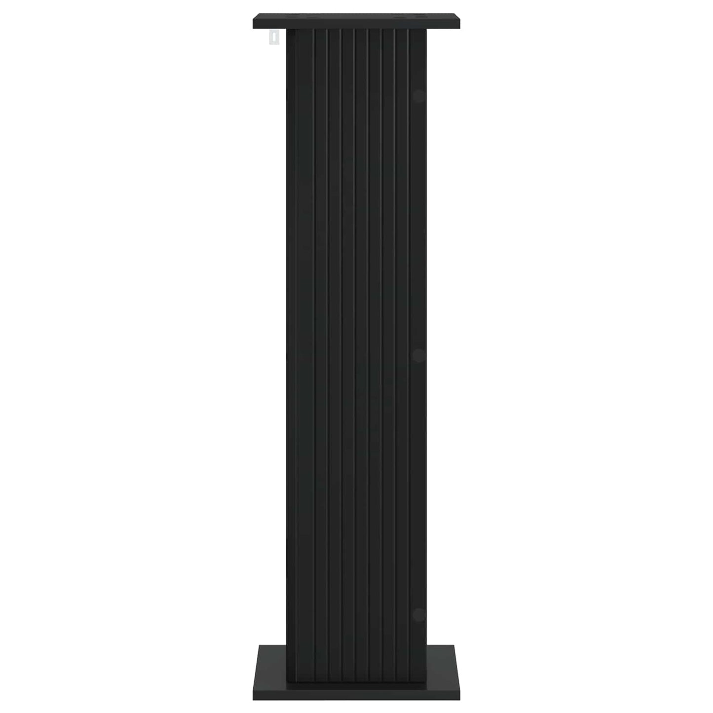 Växtställ 2 pcs Svart 30,5 x 30 x 100,5 cm Konstruerat trä