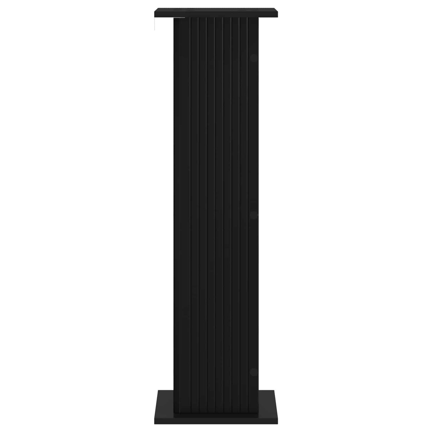 Växtställ 2 pcs Svart 30,5 x 30 x 100,5 cm Konstruerat trä