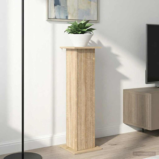 Växtställ 2 pcs Sonoma-ek 30,5 x 30 x 100,5 cm Konstruerat trä