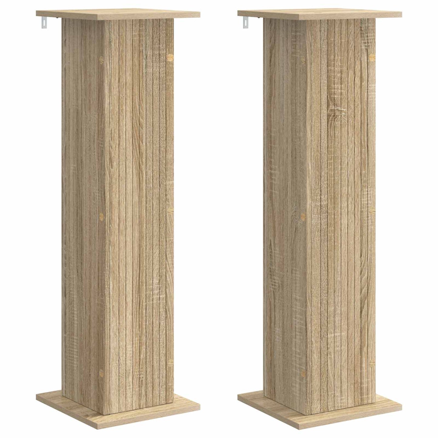 Växtställ 2 pcs Sonoma-ek 30,5 x 30 x 100,5 cm Konstruerat trä