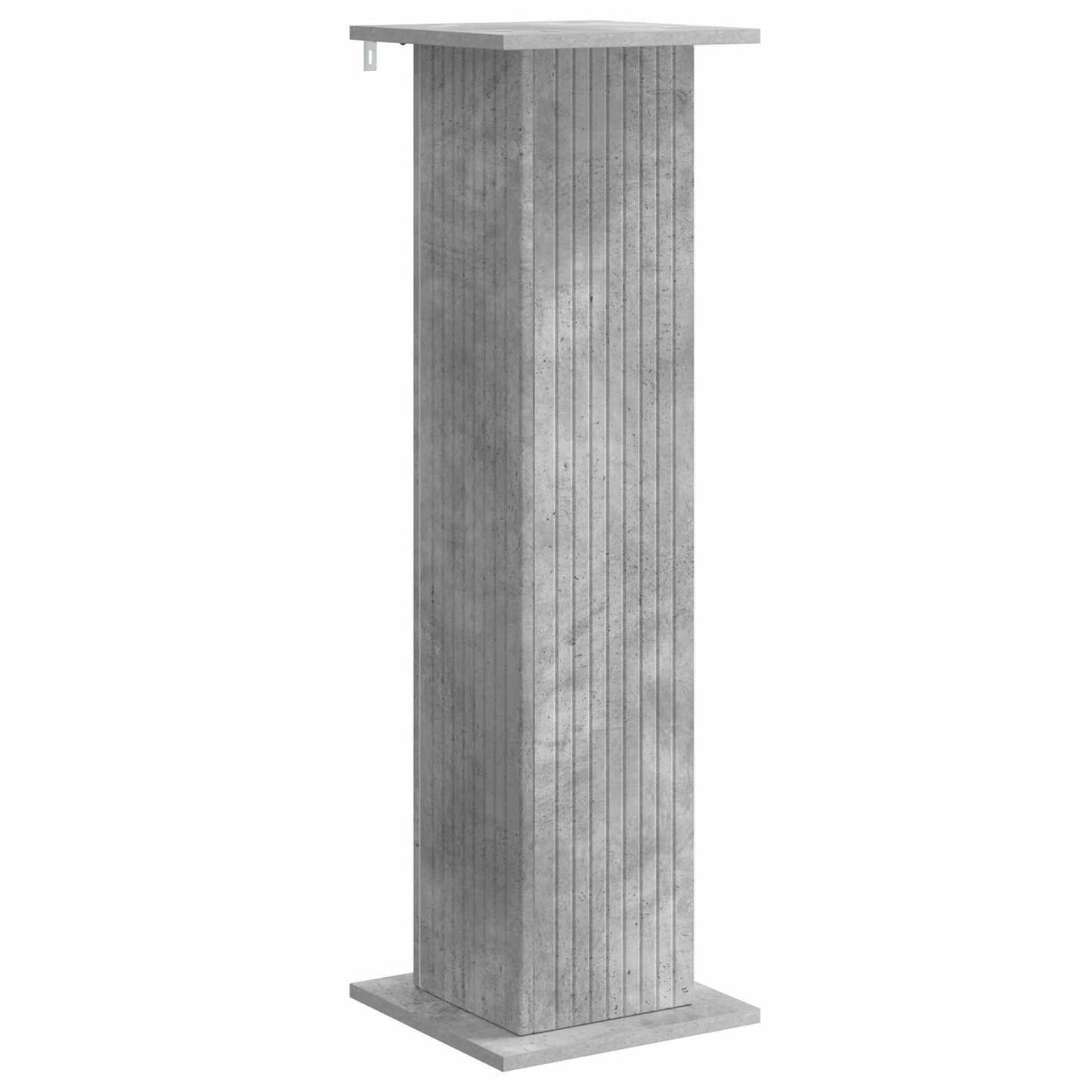 Växtställ 2 pcs Betonggrå 30,5 x 30 x 100,5 cm Konstruerat trä