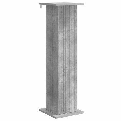 Växtställ 2 pcs Betonggrå 30,5 x 30 x 100,5 cm Konstruerat trä