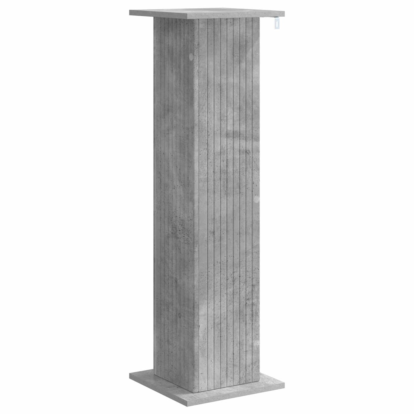 Växtställ 2 pcs Betonggrå 30,5 x 30 x 100,5 cm Konstruerat trä