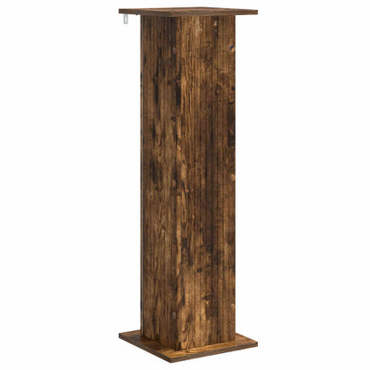 Växtställ 2 pcs Rökt ek 30,5 x 30 x 100,5 cm Konstruerat trä