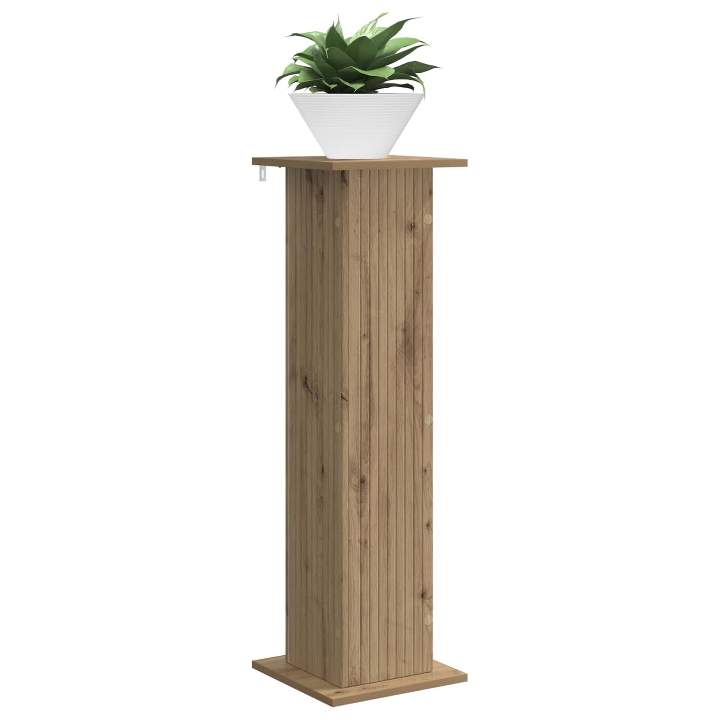 Växtställ 2 pcs Artisan-ek 30,5 x 30 x 100,5 cm Konstruerat trä