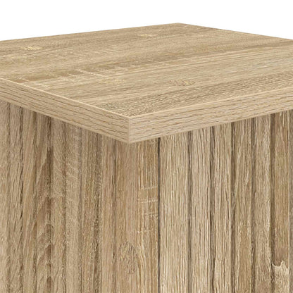 Växtställ 2 pcs Sonoma-ek 30,5 x 30 x 80,5 cm Konstruerat trä