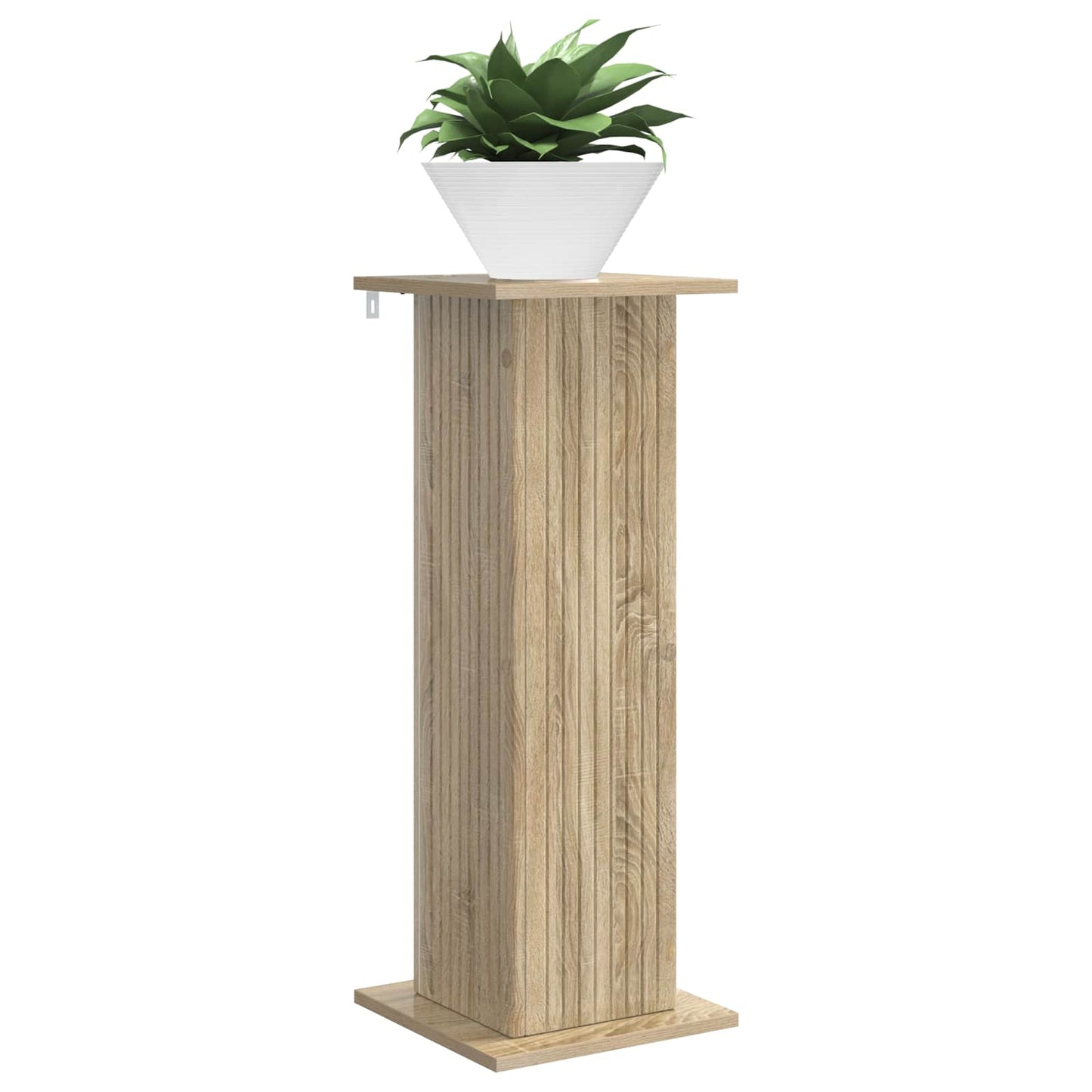 Växtställ 2 pcs Sonoma-ek 30,5 x 30 x 80,5 cm Konstruerat trä