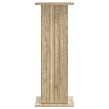 Växtställ 2 pcs Sonoma-ek 30,5 x 30 x 80,5 cm Konstruerat trä