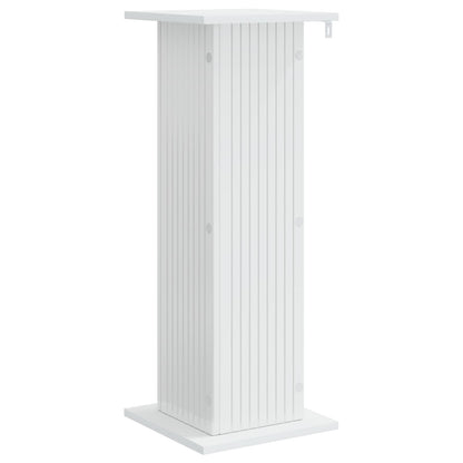 Växtställ 2 pcs Vit högglans 30,5 x 30 x 80,5 cm
