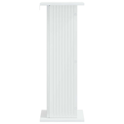 Växtställ 2 pcs Vit högglans 30,5 x 30 x 80,5 cm