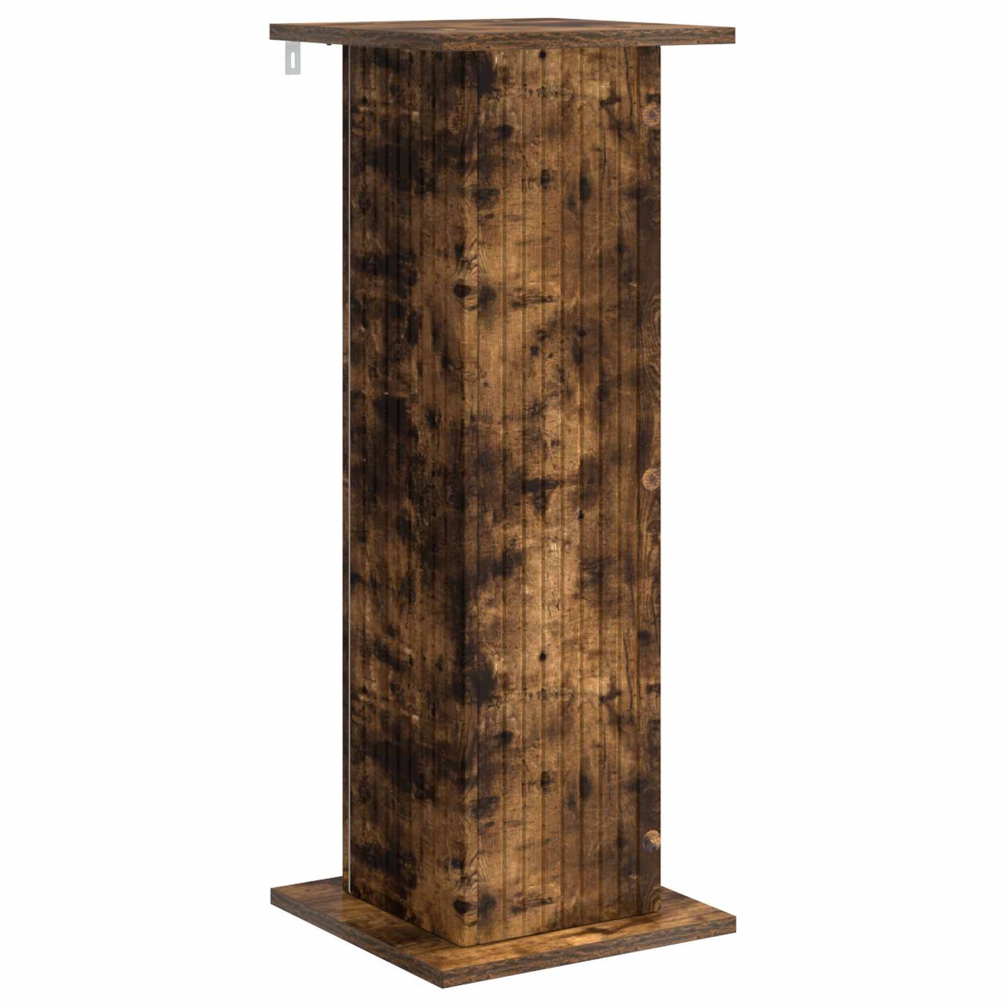 Växtställ 2 pcs Rökt ek 30,5 x 30 x 80,5 cm Konstruerat trä